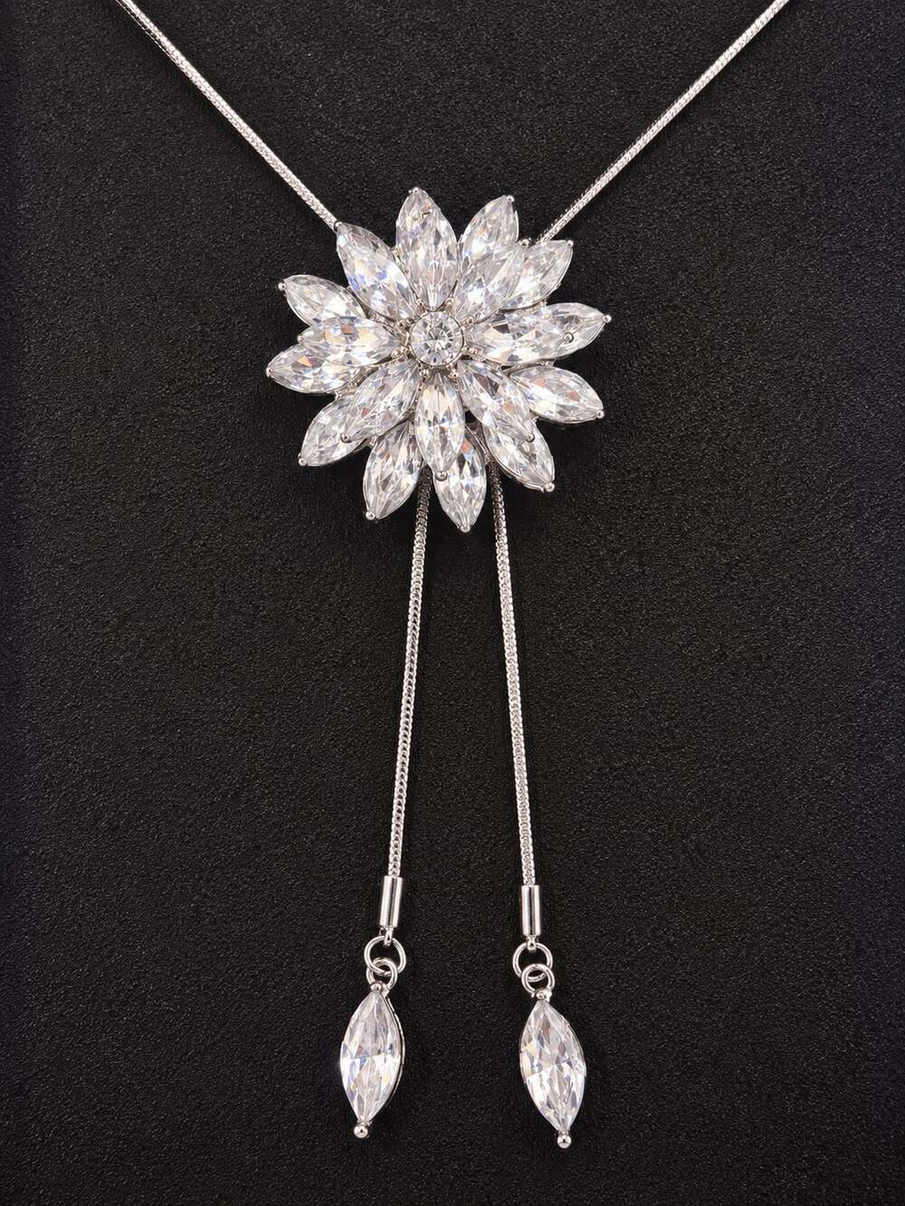 Crystal Flower Necklace